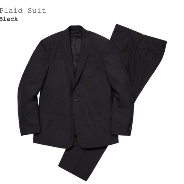 Supreme - Supreme plaid suit 黒 S black シュプリーム