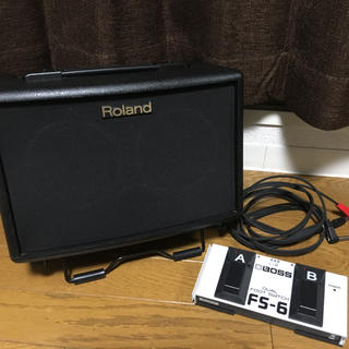 ローランド(Roland)の【セット】Roland AC-33  BOSSフットスイッチセット(ギターアンプ)