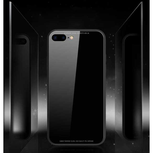 背面ガラス iPhone8/7 ケース iPhoneケースの通販 by トシ's shop｜ラクマ