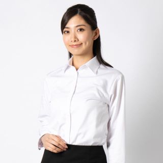 アオキ(AOKI)のAOKI アイロン不要！ スキッパーシャツ 就活(シャツ/ブラウス(長袖/七分))