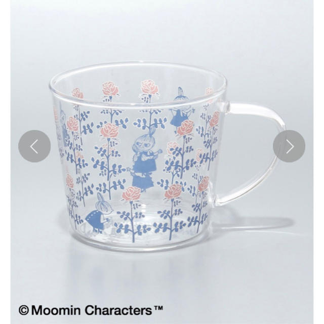 AfternoonTea(アフタヌーンティー)のMoomin×Afternoon Tea/耐熱マグカップ ピンクブルー インテリア/住まい/日用品のキッチン/食器(グラス/カップ)の商品写真