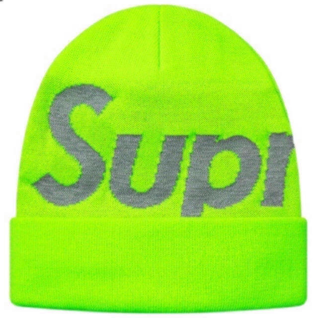 (F) Supreme Big Logo Beanie