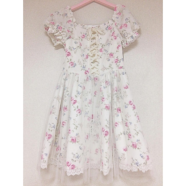 ピーナッツ様専用♡Vanilla Roseチュールワンピース
