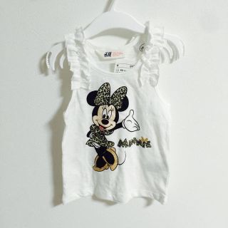 エイチアンドエム(H&M)の新品♡ミニーフリルタンクトップ(Tシャツ/カットソー)