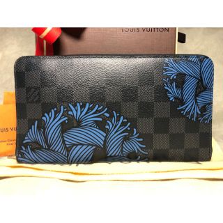 ルイヴィトン(LOUIS VUITTON)の2016年限定 ルイヴィトン ダミエグラフィット ロープ ジッピー ネメス (長財布)