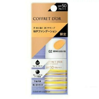 コフレドール(COFFRET D'OR)の新品 コフレドール クリアwpリクイド 【02】(ファンデーション)