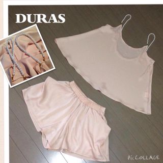 デュラス(DURAS)の💠DURAS肩パールキャミセットアップ(セット/コーデ)