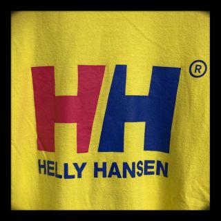 ヘリーハンセン(HELLY HANSEN)のヘリーハンセン  黄色 Tシャツ デカロゴ (Tシャツ/カットソー(半袖/袖なし))