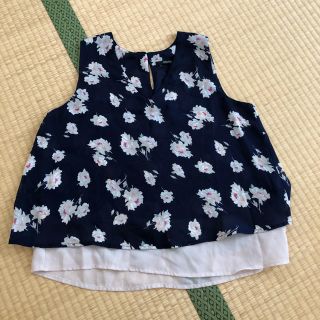 シマムラ(しまむら)の【美品】ノースリーブブラウス(シャツ/ブラウス(半袖/袖なし))