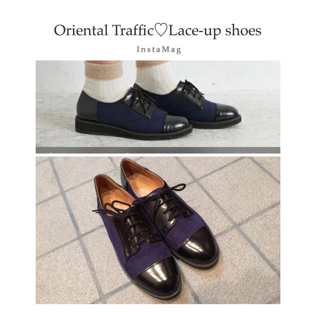 ORiental TRaffic(オリエンタルトラフィック)の☆厚底レースアップshoes☆ レディースの靴/シューズ(ローファー/革靴)の商品写真