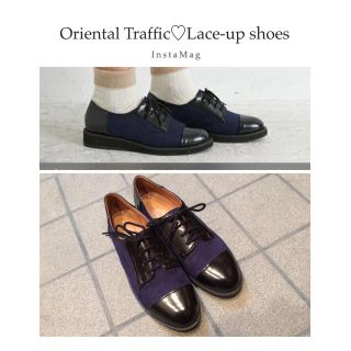 オリエンタルトラフィック(ORiental TRaffic)の☆厚底レースアップshoes☆(ローファー/革靴)