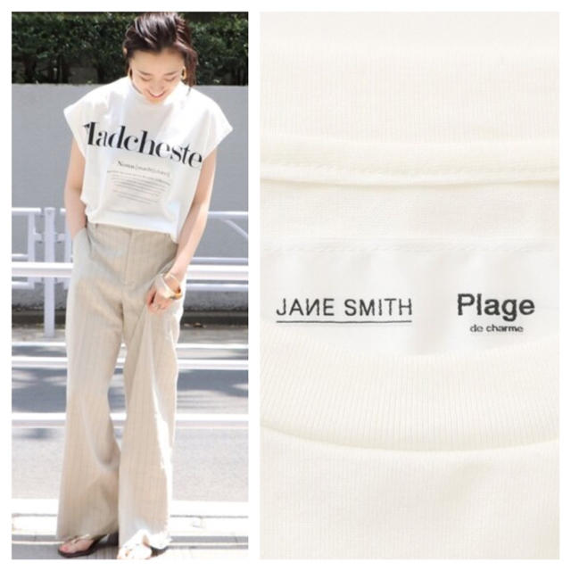 Plage(プラージュ)のJANE SMITH SP NO/SL MADCHESTER Tシャツ レディースのトップス(Tシャツ(半袖/袖なし))の商品写真