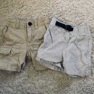 ベビーギャップ(babyGAP)のGAP ハーフパンツ ショートパンツ 80cm 2点セット(パンツ)