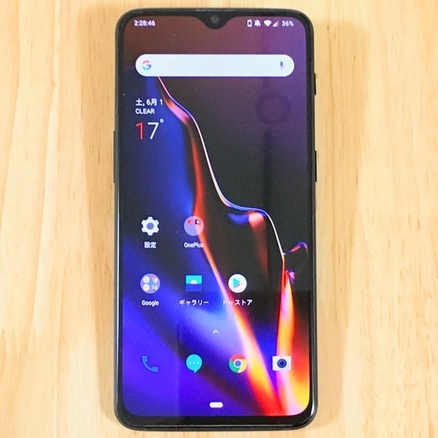 スマホ/家電/カメラOneplus 6T 8GB RAM/128GB ROM ミッドナイトブラック