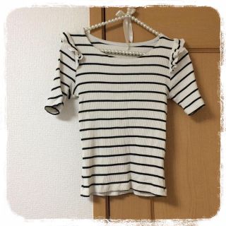 イング(INGNI)のINGNI♡ボーダーカットソー(カットソー(半袖/袖なし))