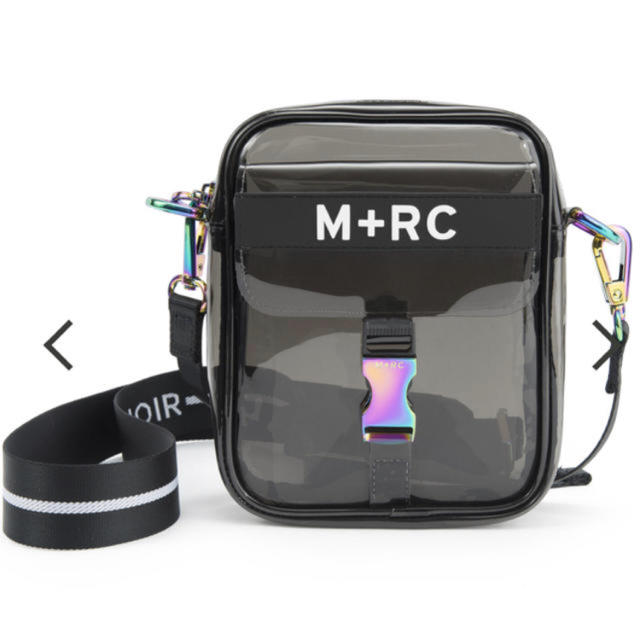 M+RC NOIR Ghost Rainbow Black PVC bag