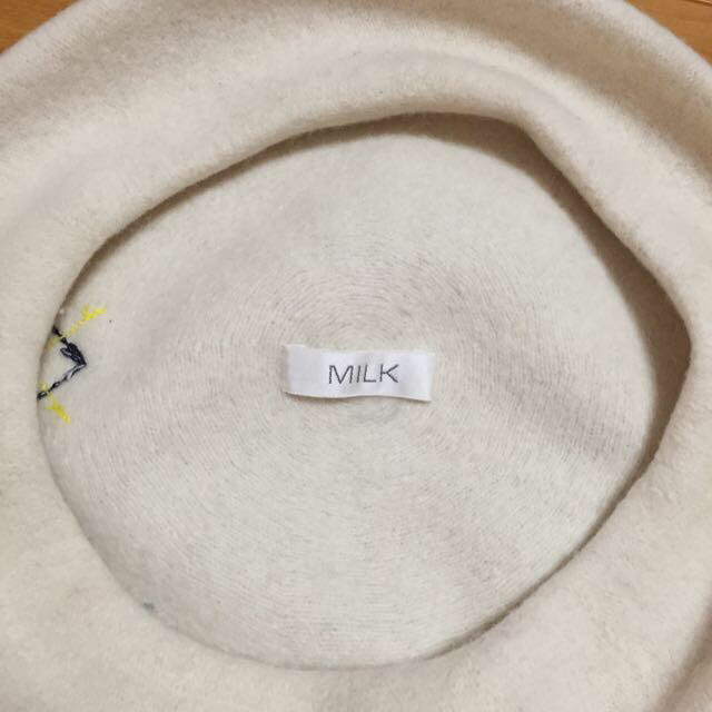 MILK(ミルク)のミルク ベレー帽 レディースの帽子(ハンチング/ベレー帽)の商品写真