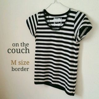 オンザカウチ(on the couch)の【on the couch】ボーダーT☆(Tシャツ(半袖/袖なし))