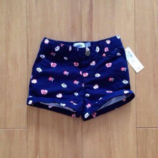 オールドネイビー(Old Navy)の新品☆80㎝花柄ショートパンツ(パンツ)