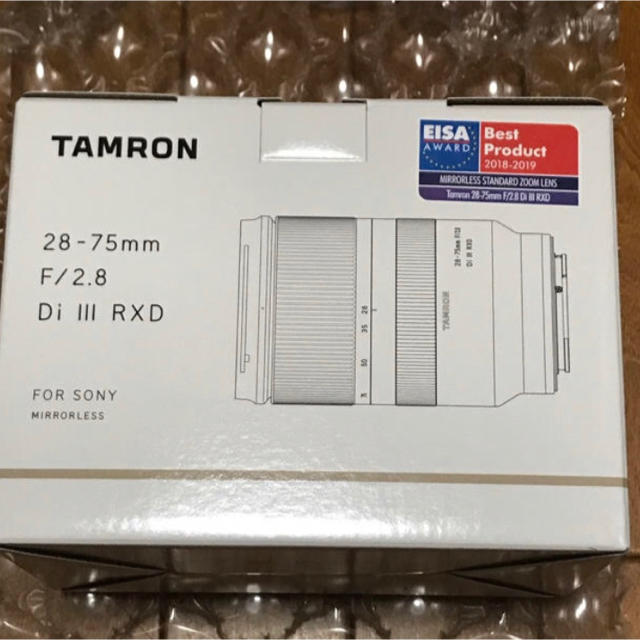完璧 タムロン 新品未使用 - TAMRON 28-75mm RXD Di3 F/2.8 レンズ(ズーム)