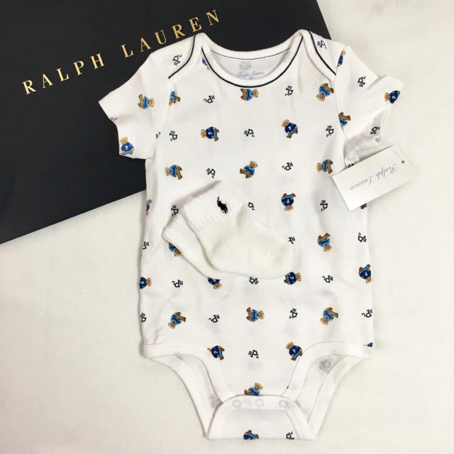 Ralph Lauren(ラルフローレン)の定価半額以下！ラルフギフト☆出産祝いに大人気！！70 キッズ/ベビー/マタニティのベビー服(~85cm)(ロンパース)の商品写真