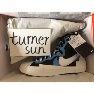 ナイキ(NIKE)のnike sacai blazer ナイキ ブレザー  24.5(スニーカー)