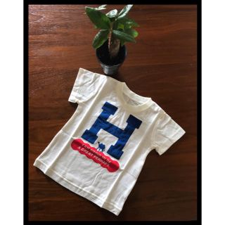 ⁉️数量限定⁉️新品【baby】Ｈロゴプリント 半袖Ｔシャツ90㎝ ホワイト(Tシャツ/カットソー)