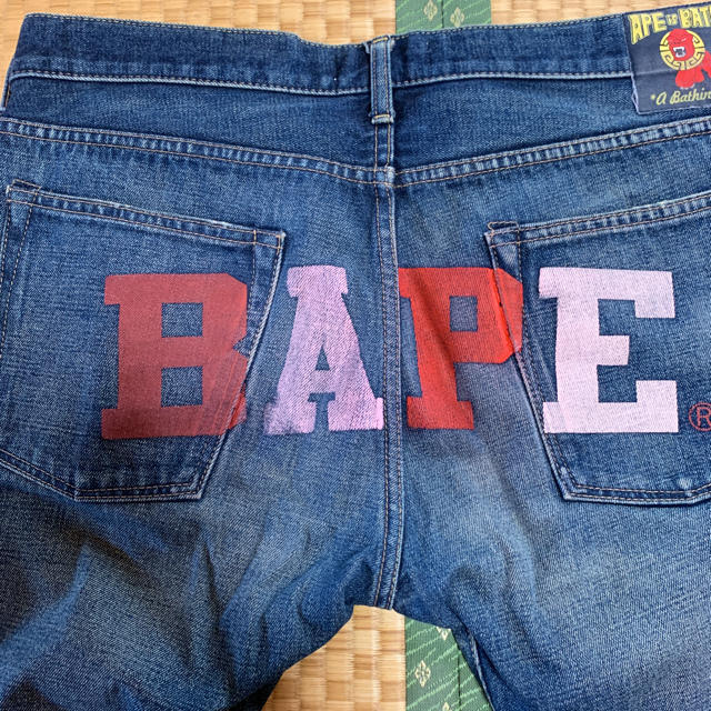 A BATHING APE(アベイシングエイプ)のA BATHING APEのデニム メンズのパンツ(デニム/ジーンズ)の商品写真