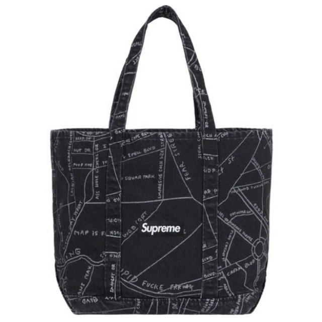 トートバッグSupreme Gonz Map Denim Tote