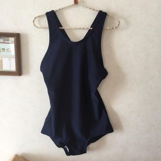 小学生女子 スクール水着 150 紺色 中古(水着)