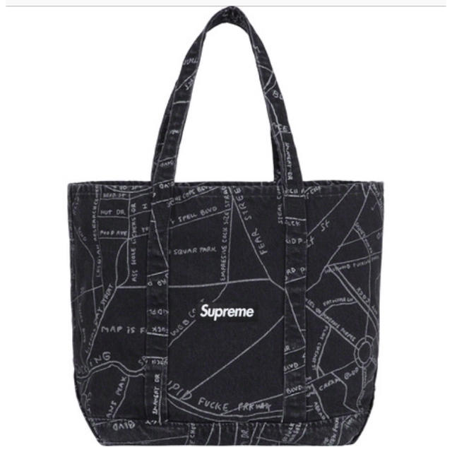 supreme Gonz Map Denim Toteメンズ