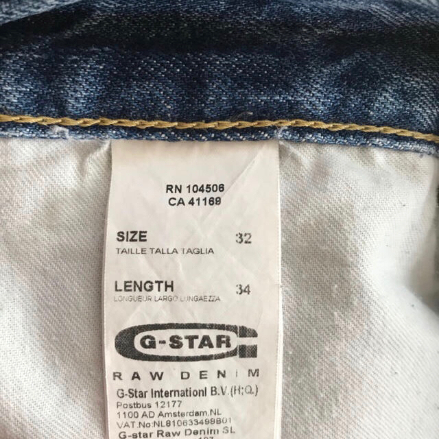 G-STAR RAW(ジースター)の【 G-STAR RAW 】ジースターロウ ☆ ３３０１ (サイズ ３２) メンズのパンツ(デニム/ジーンズ)の商品写真