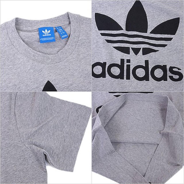 adidas(アディダス)のadidas グレーTシャツ メンズのトップス(Tシャツ/カットソー(半袖/袖なし))の商品写真