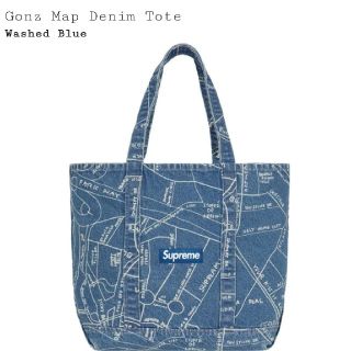 シュプリーム(Supreme)のsupreme トートバッグ Gonz Map Denim Tote(トートバッグ)