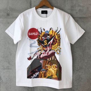 sapeur サプール ドロンジョ Tシャツ 白(Tシャツ/カットソー(半袖/袖なし))