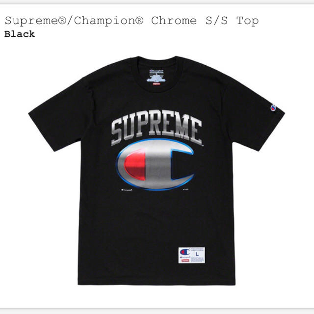 Supreme(シュプリーム)のsupreme champion chrome s/s top sサイズ メンズのトップス(Tシャツ/カットソー(半袖/袖なし))の商品写真