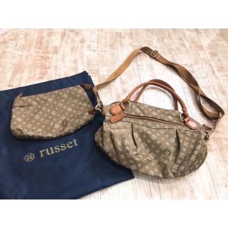 ラシット(Russet)のrusset ハンドバッグ+ミニバック(ハンドバッグ)