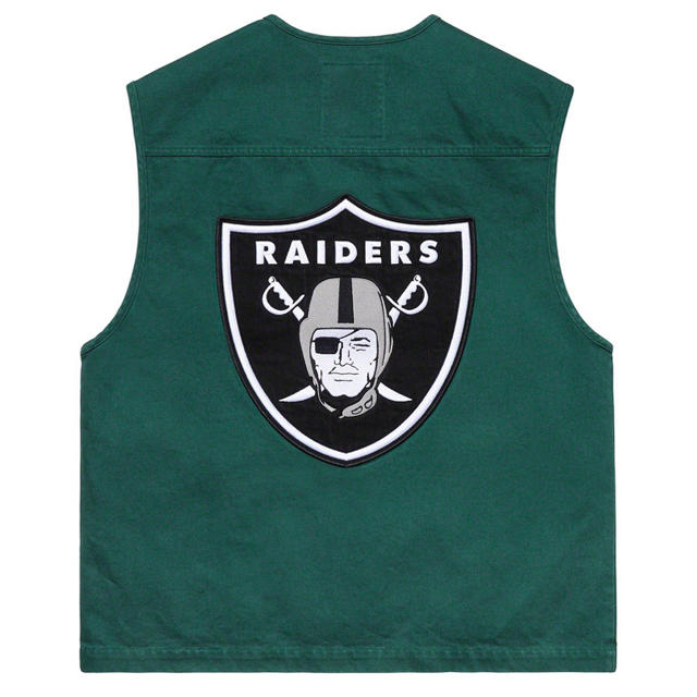 Raiderssupreme NFL raiders '47 denim vest レイダース