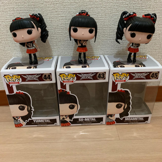 BABYMETAL(ベビーメタル)のBABYMETAL フィギュア 3体セット 開封済み エンタメ/ホビーのタレントグッズ(ミュージシャン)の商品写真