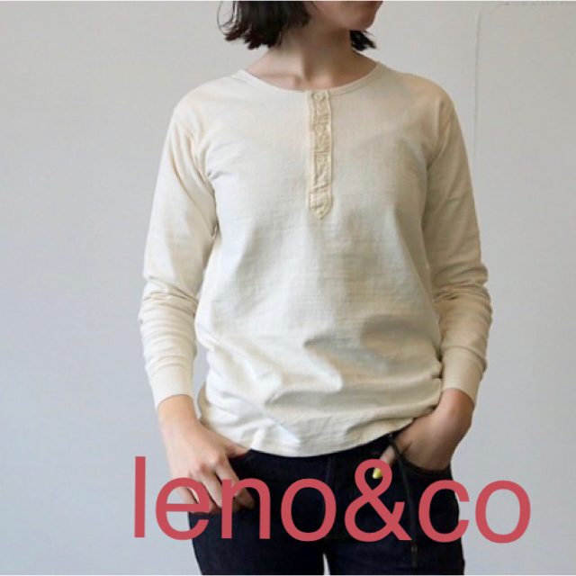 leno&co ヘンリーネック  レディースのトップス(カットソー(長袖/七分))の商品写真