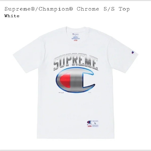 Tシャツ/カットソー(半袖/袖なし)WEEK14 Supreme Champion Chrome Top Tシャツ