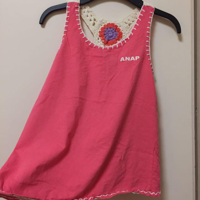 ANAP Kids(アナップキッズ)のkids110ワンピ★ キッズ/ベビー/マタニティのキッズ服女の子用(90cm~)(Tシャツ/カットソー)の商品写真