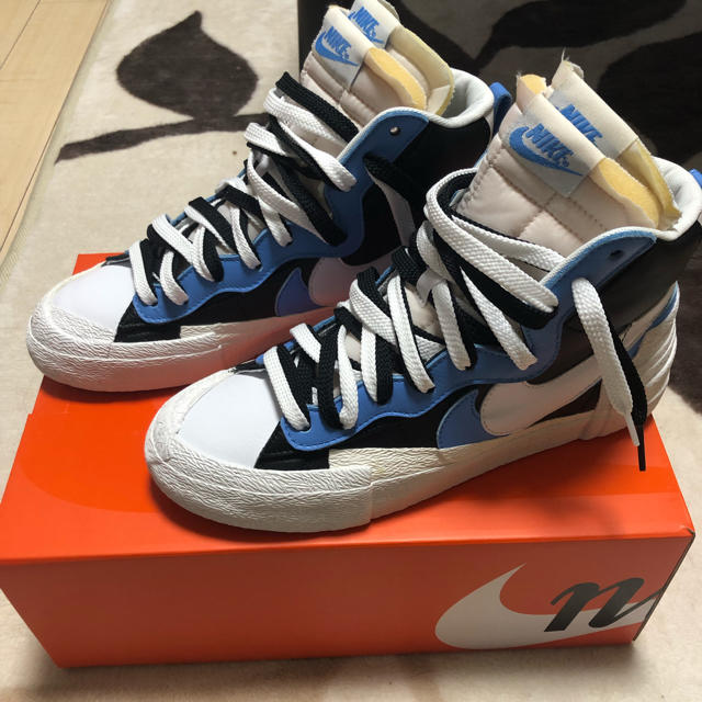 靴/シューズブレーザー MID Nike×sacai