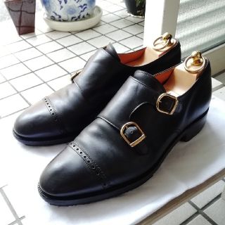 クロケットアンドジョーンズ(Crockett&Jones)のクロケット＆ジョーンズ ×バーニーズ ニューヨーク ダブルモンクストラップ 7h(ドレス/ビジネス)