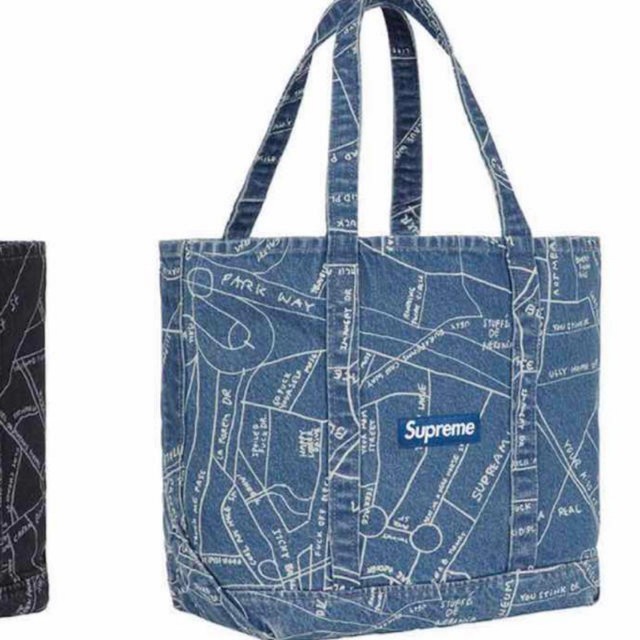 supreme tote blue