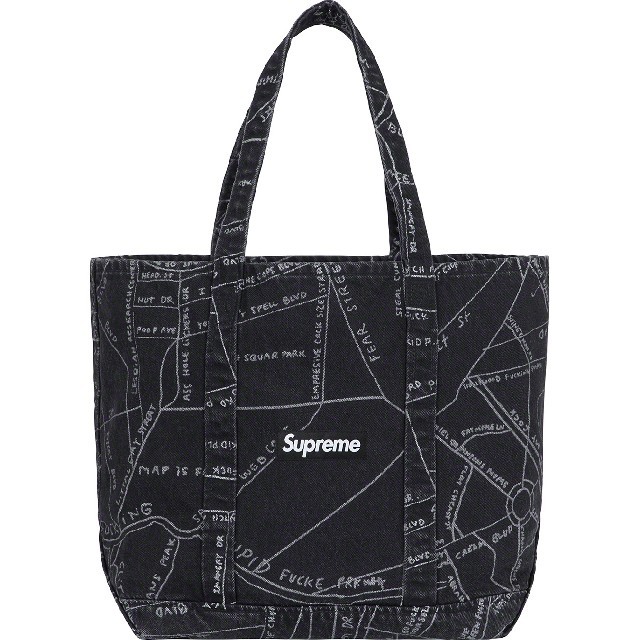 Gonz Map Denim Tote トートバッグ