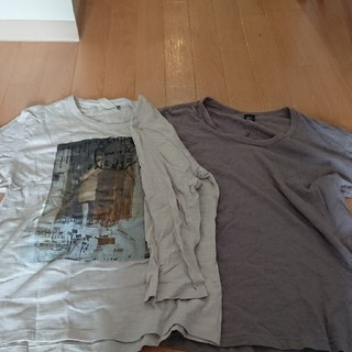 ジーアールエヌ(grn)のtシャツ 2枚セット grn(Tシャツ/カットソー(七分/長袖))
