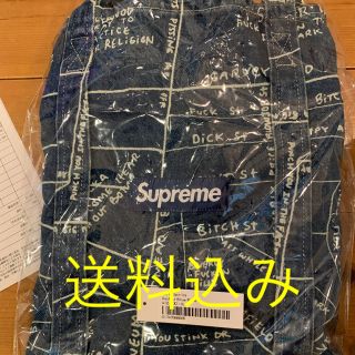 シュプリーム(Supreme)のGonz Map Denim Tote トートバッグ(トートバッグ)