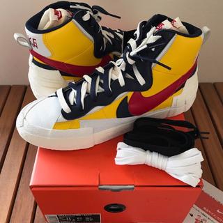 ナイキ(NIKE)の29cm NIKE x SACAI BLAZER MID イエロー(スニーカー)