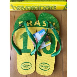 ハワイアナス(havaianas)のhawaianasハワイアナスビーチサンダルブラジルサッカーワールドカップ限定(サンダル)